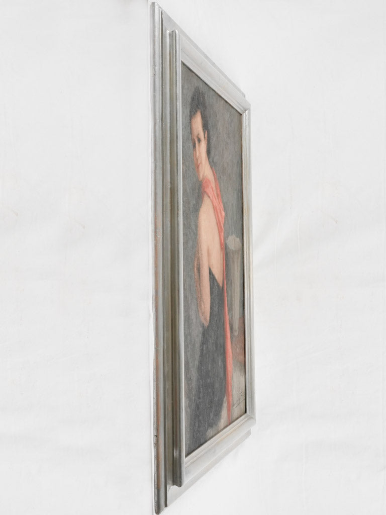 Very large portrait of a lady - Thérèse Ambourg - 47¼" x 39½"