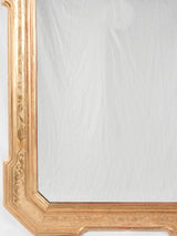 Large gilded mirror w/ chamfered corners - 19th century - 50¾" x 39¾"