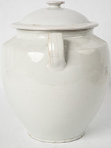Rustic French 1900s terracotta confit pot