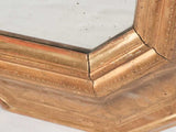 Luxurious gold-finish baroque bedroom mirror
