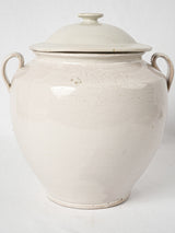 Elegant terracotta confit jar