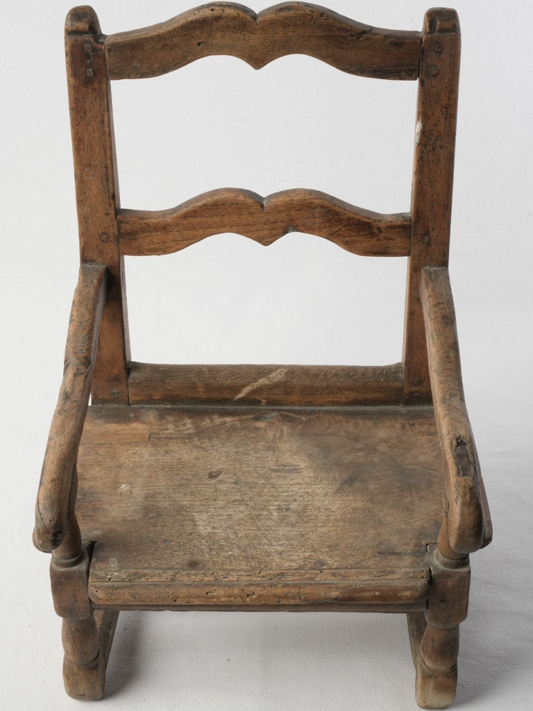 Elegant timeworn texture chair