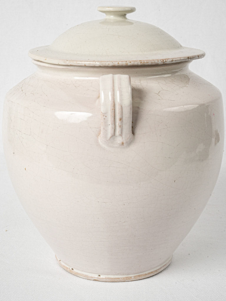 Classic French antique storage pot