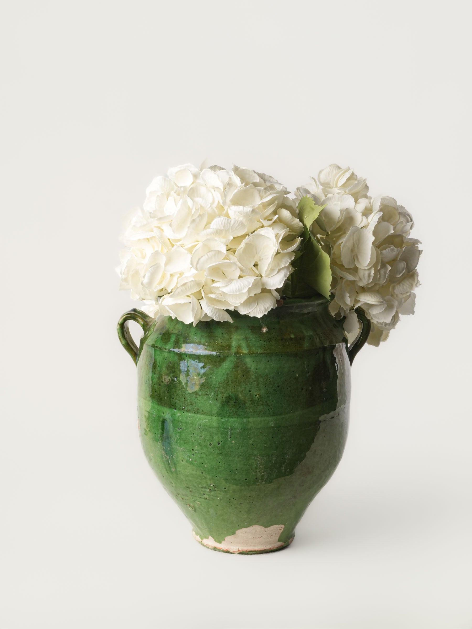 Vintage French earthenware confit pot  