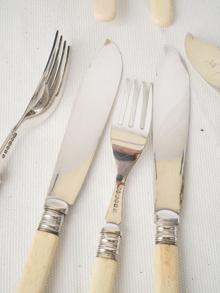 Sophisticated Victorian-era utensil set