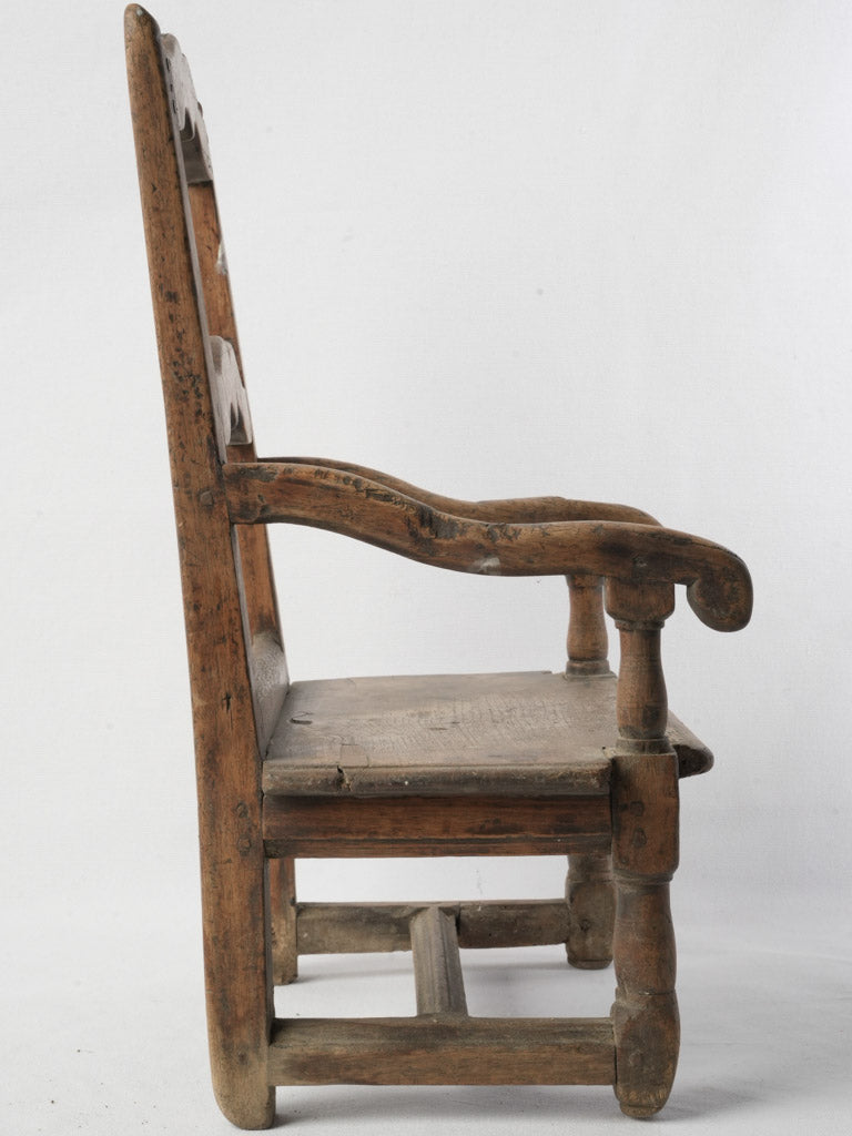 Rustic nostalgic accent chair