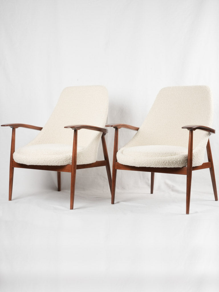 Pair of mid century Swedish armchairs 33½"