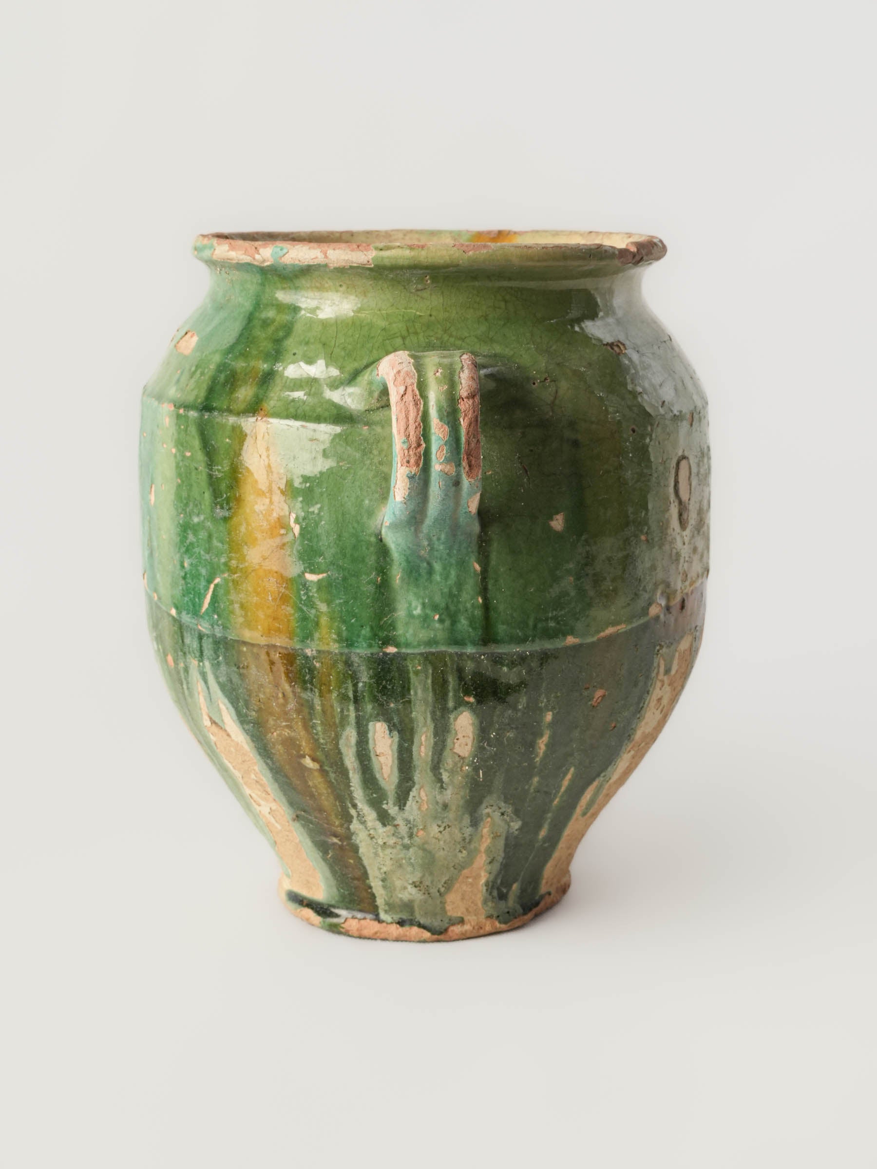Handcrafted asymmetrical French confit vessel  