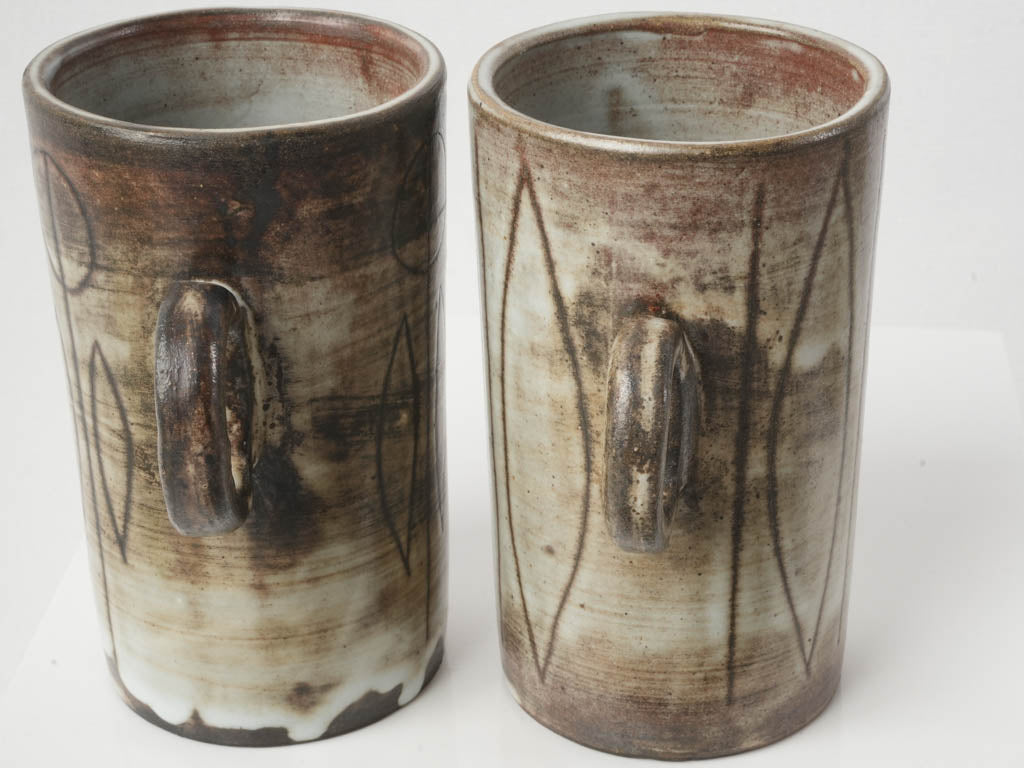 Functional vintage pottery set  
