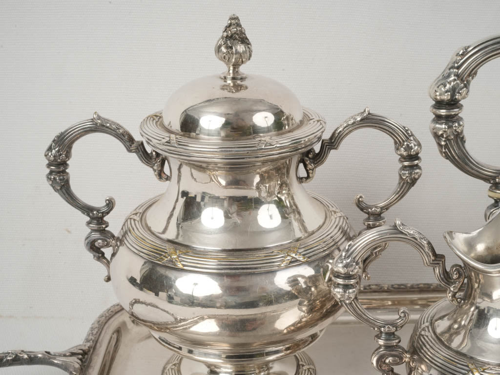 Distinguished Boulenger silverplate tray