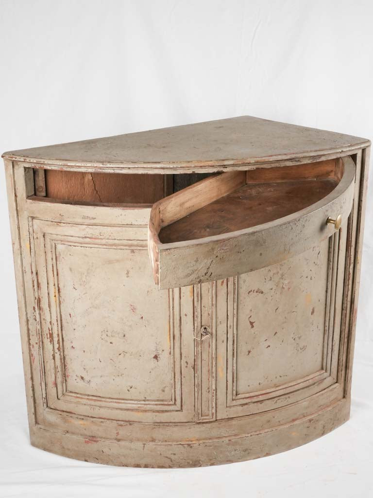 18th century corner buffet - curved 39"