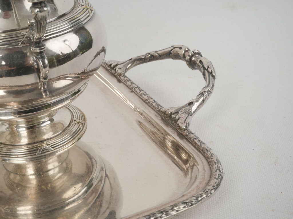 Elegant Boulenger silverplate tea service