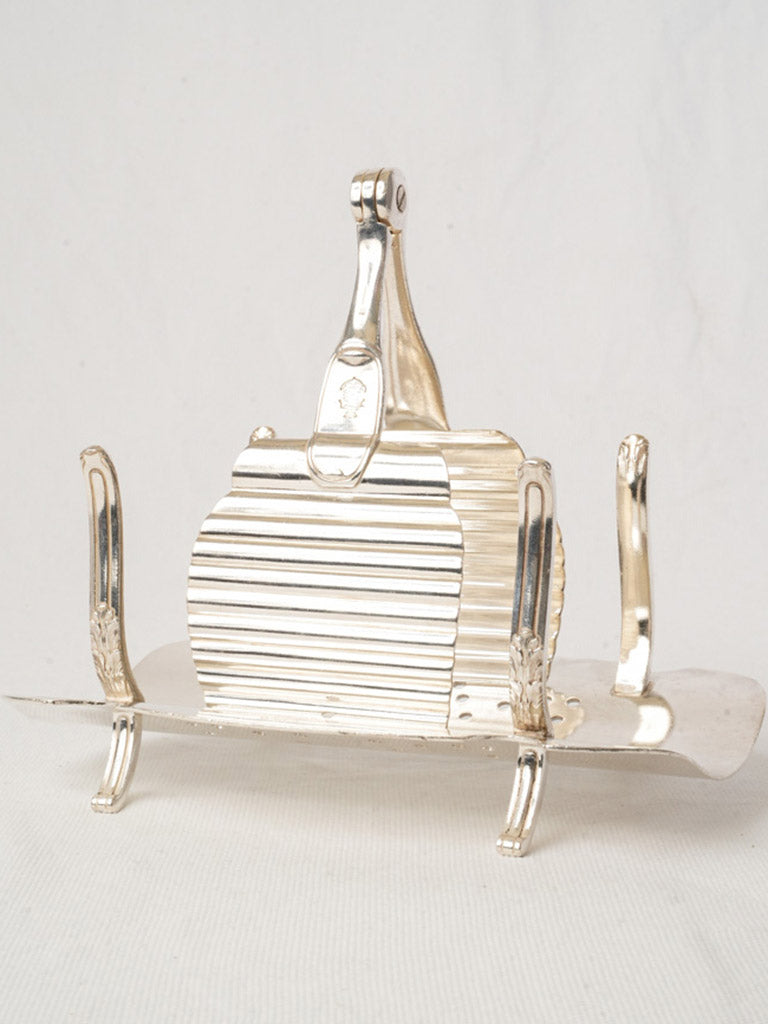 Art Deco Christofle Silver-Plated Asparagus Service from an Ocean Liner - 8¼"