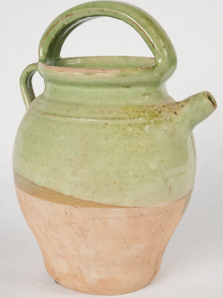 Antique terracotta water pitcher