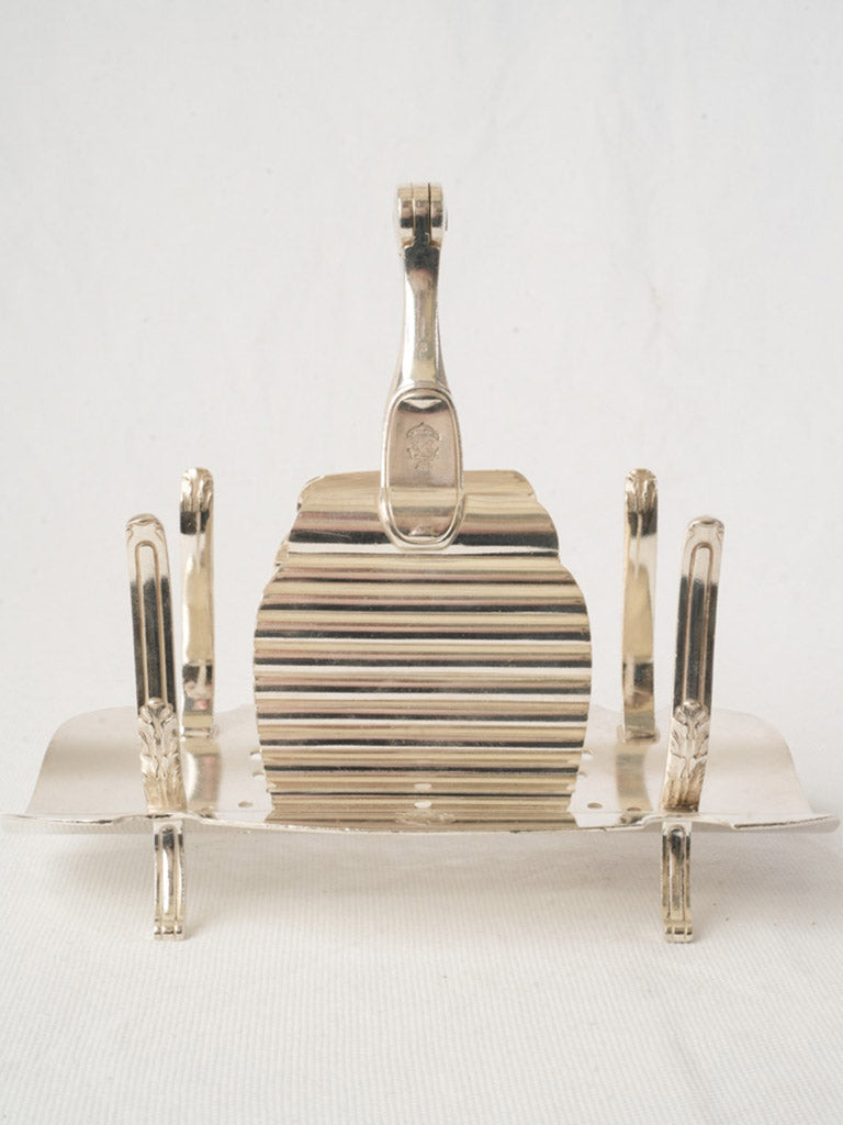 Art Deco Christofle Silver-Plated Asparagus Service from an Ocean Liner - 8¼"