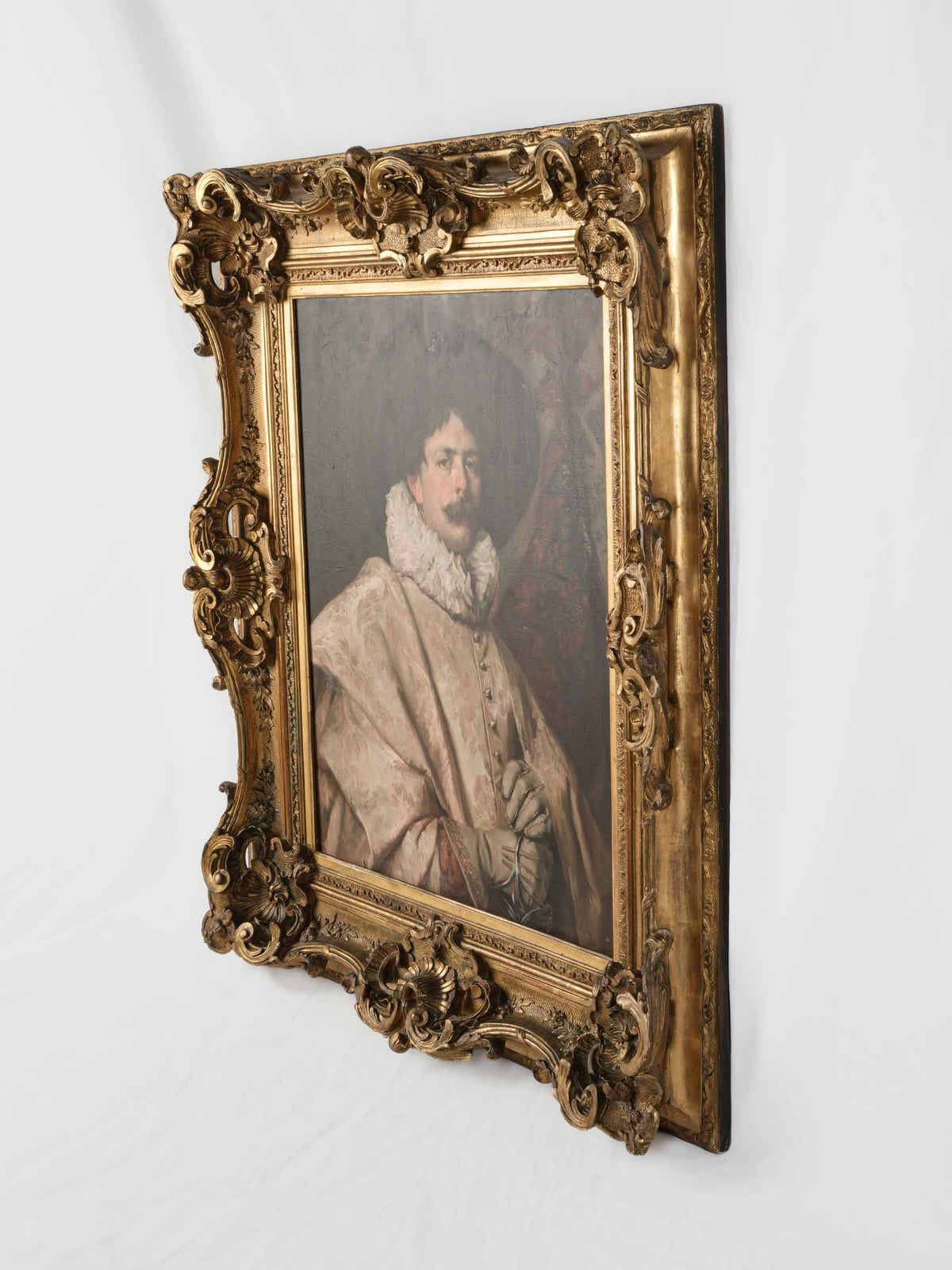 Important Late 19th-Century Portrait of a Musketeer, Signed Roybet - 41¾" x 37½"