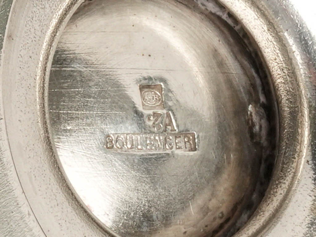 Regal silverplate tray by Boulenger