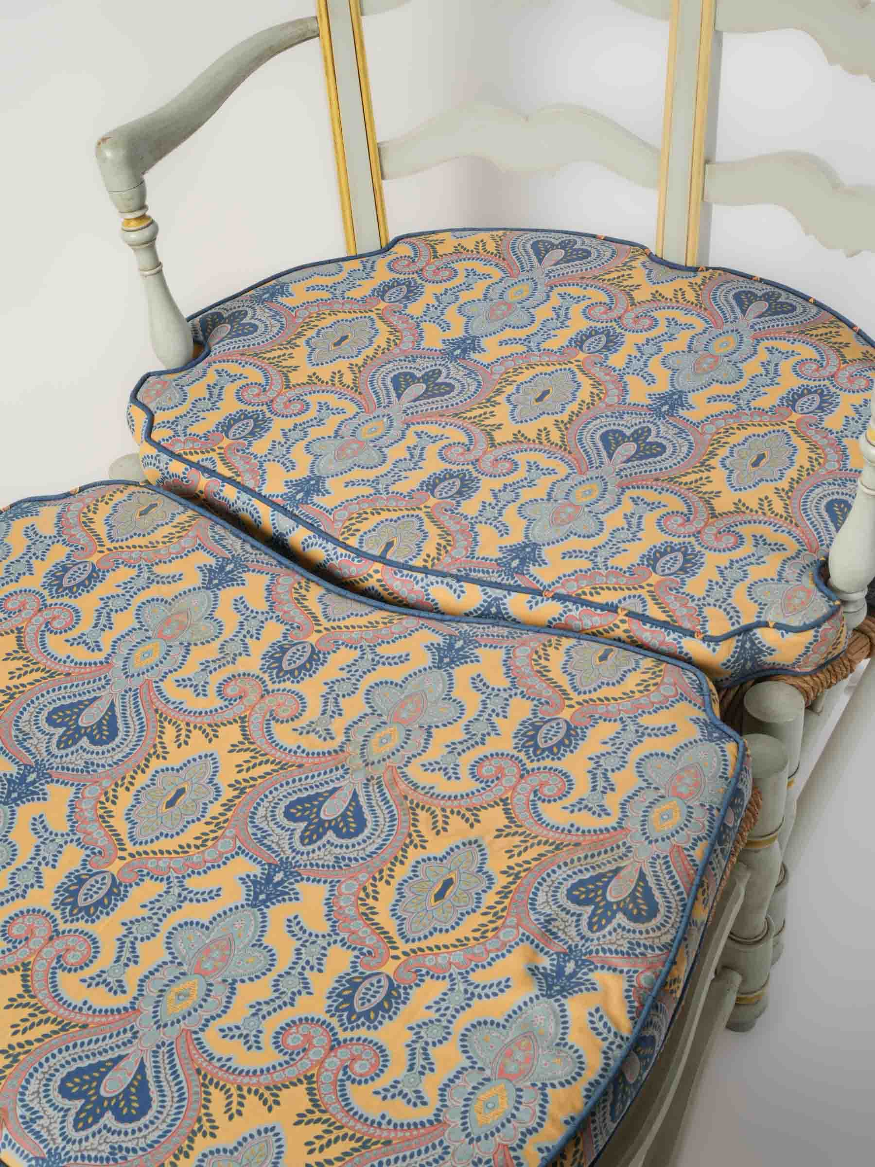 Unique painted finish armchair