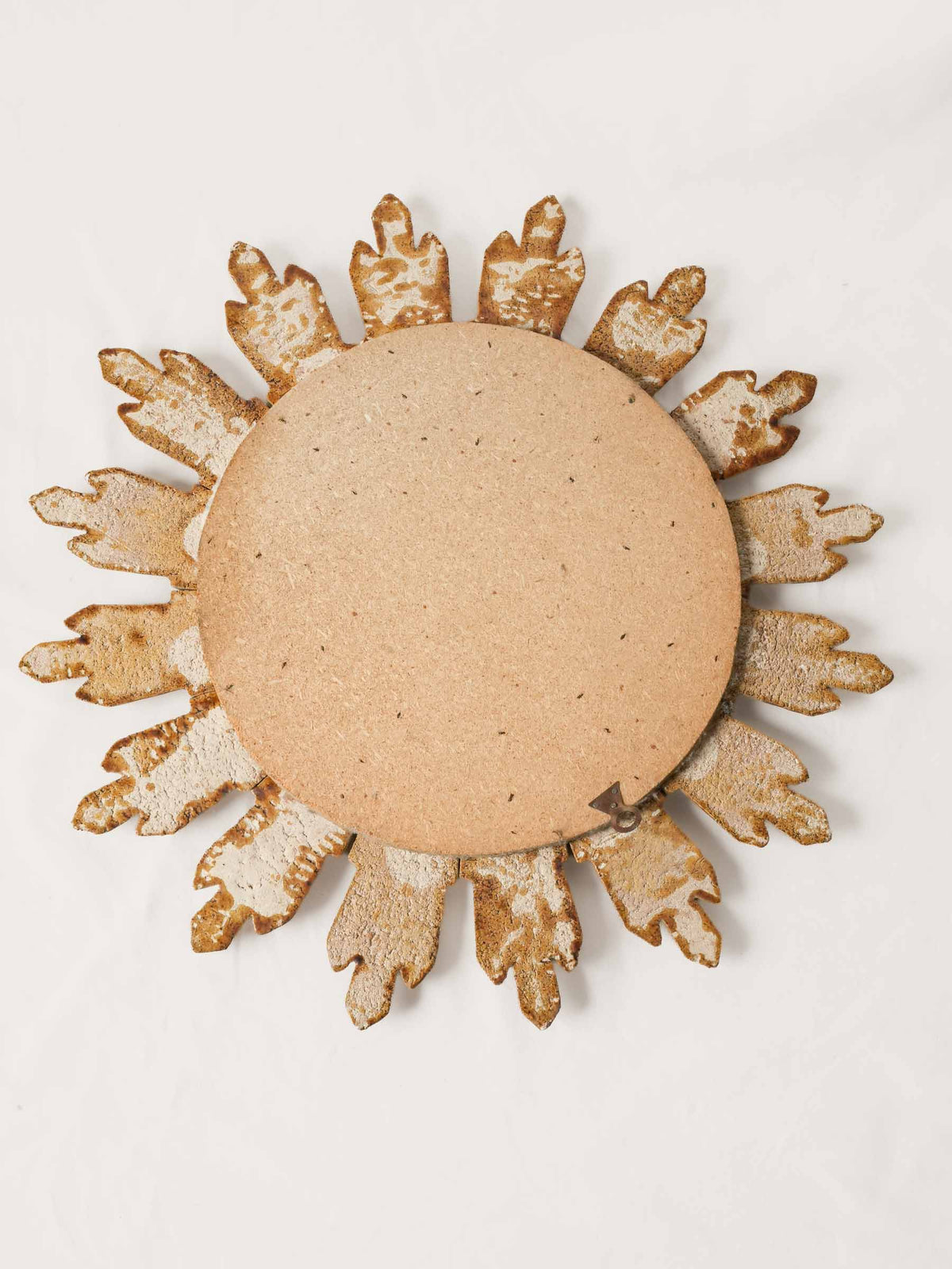 Radiant Vintage French Ceramic Sunburst Mirror, circa 1960 - 24¾"