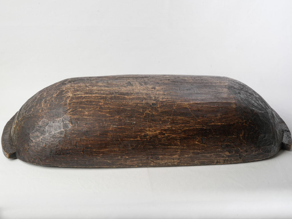 Vintage sculptural elegance dough bowl  