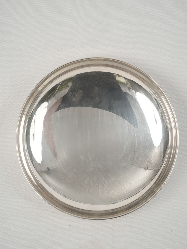 Sophisticated silver-plated 19th-century coupe