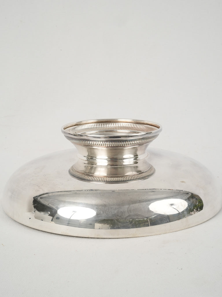 Versatile vintage silver fruit coupe