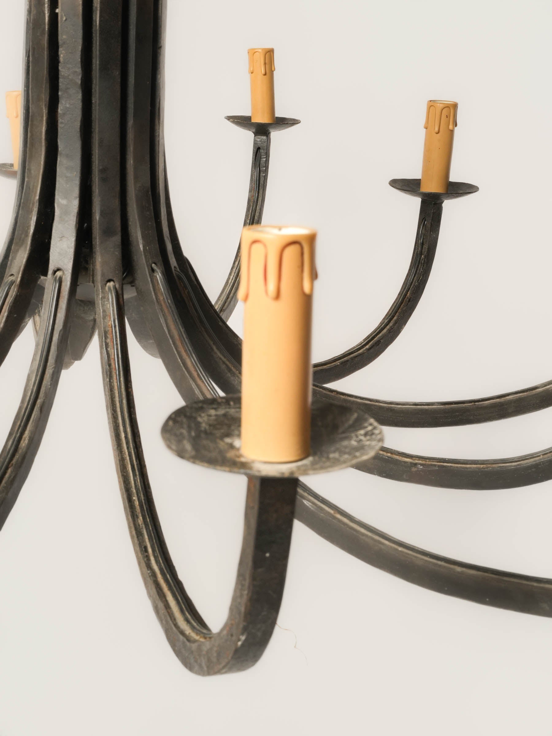 Timeless rustic iron fixture  
