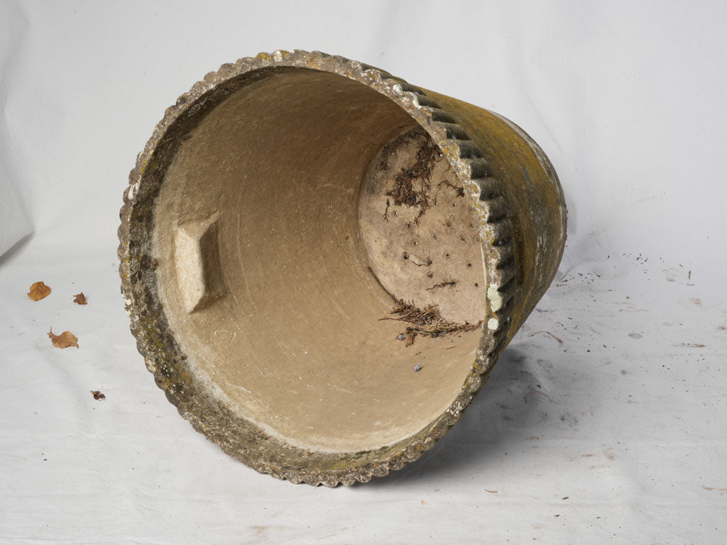 Crafted postwar architect's garden pots