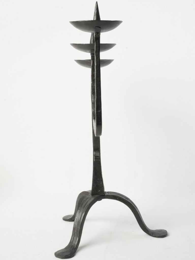 Unique handcrafted iron candle stick  