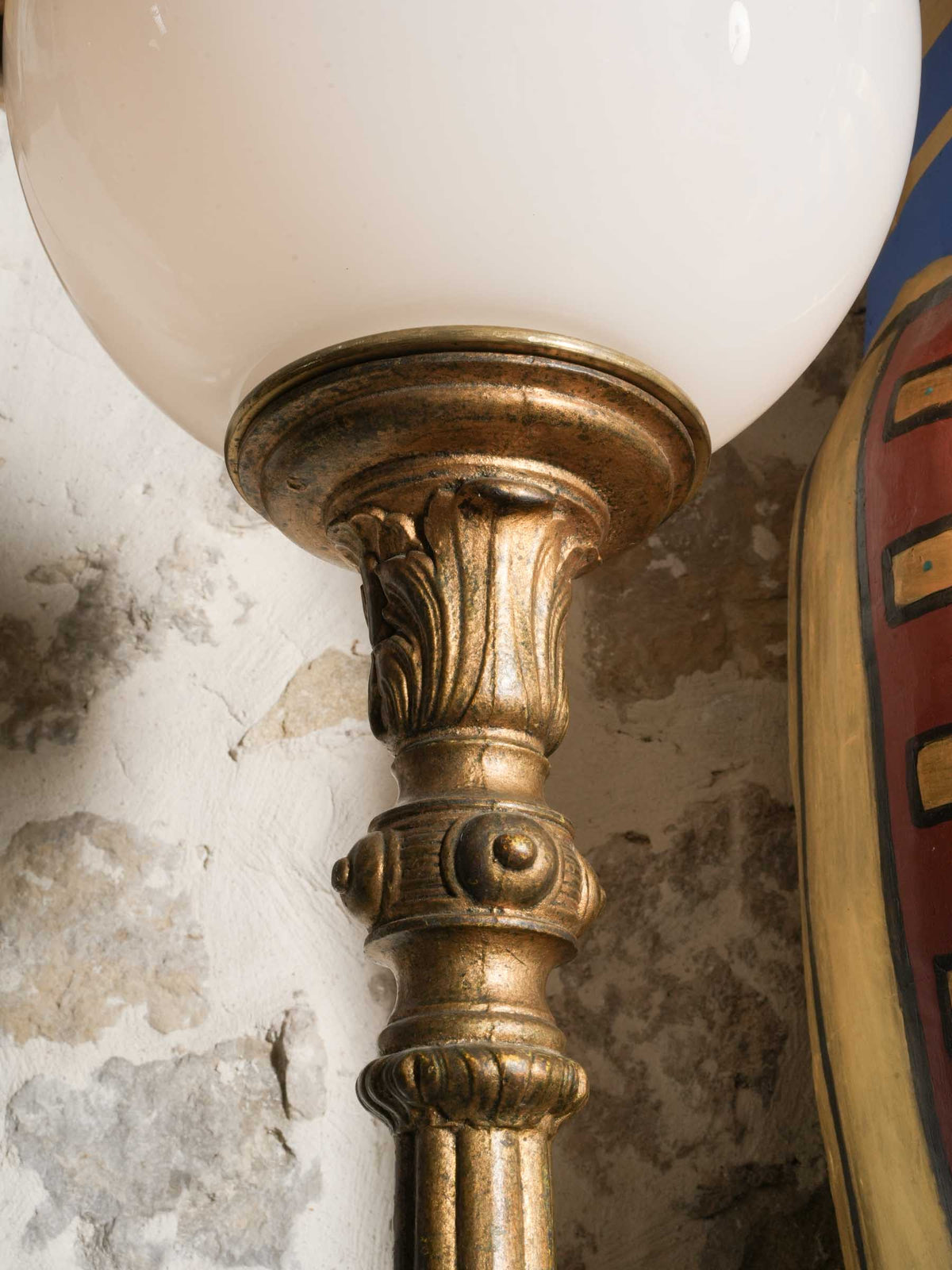 French Cast-Steel Street-Lamp Study Converted into a Floor Lamp, circa 1920 - 76¾"
