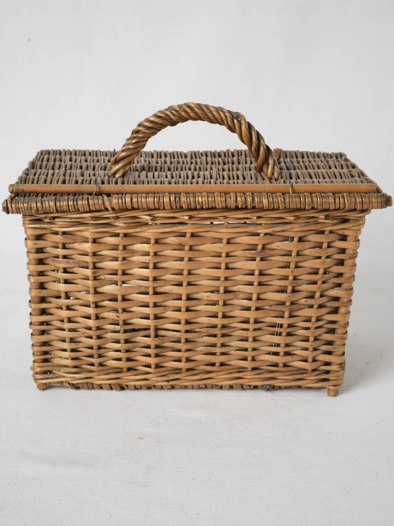 Charming vintage French woven basket