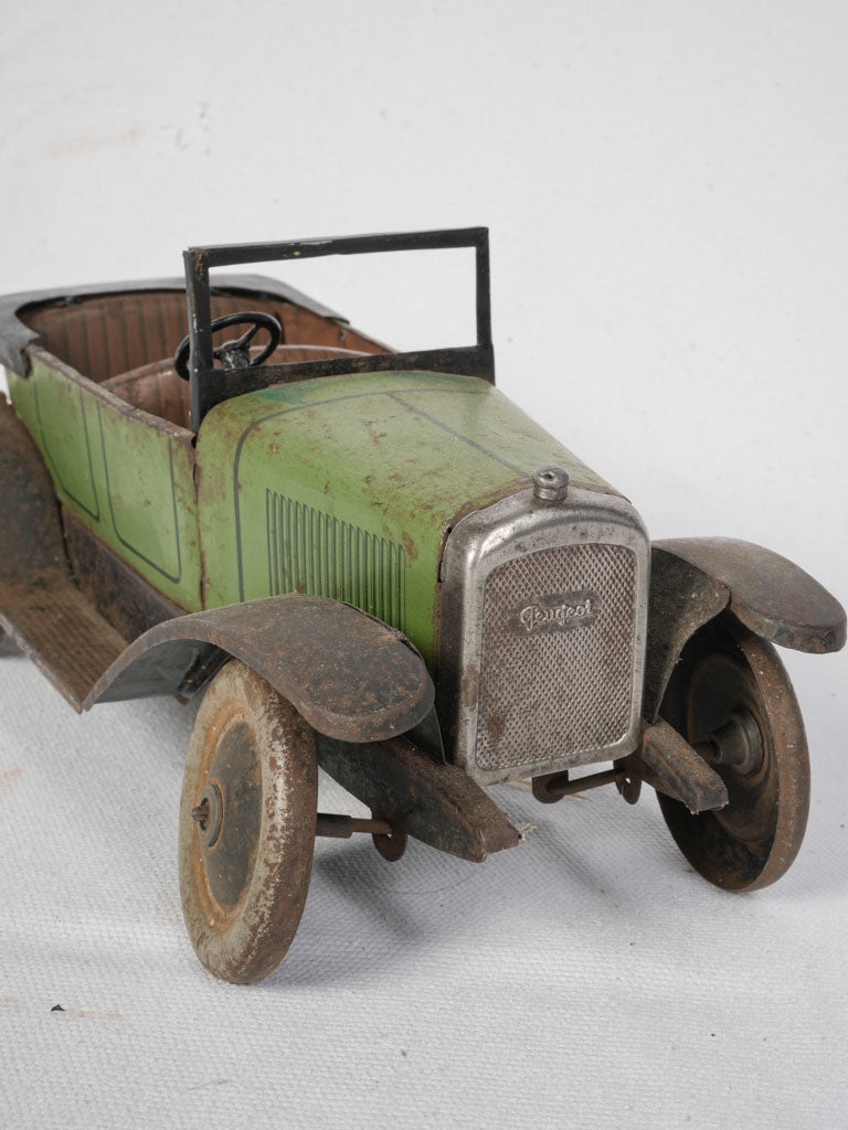 Vintage Peugeot scale model vehicle  