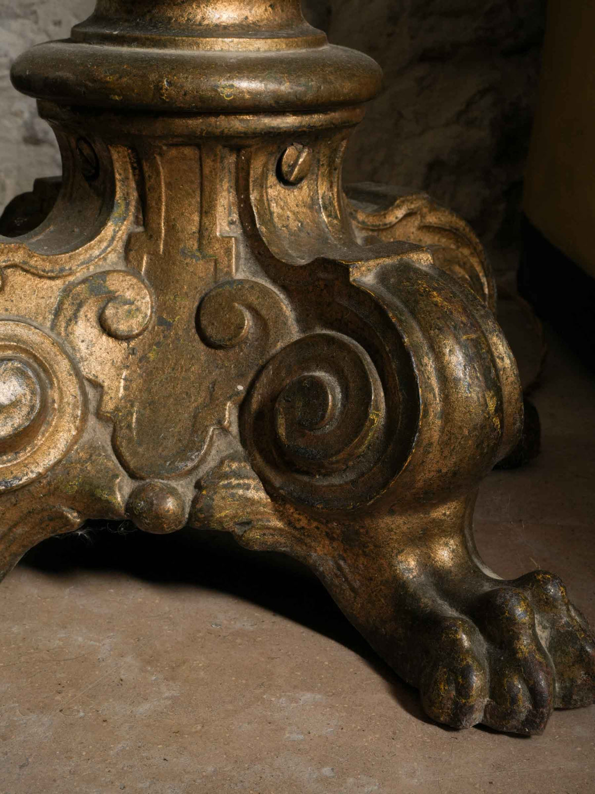 French Cast-Steel Street-Lamp Study Converted into a Floor Lamp, circa 1920 - 76¾"
