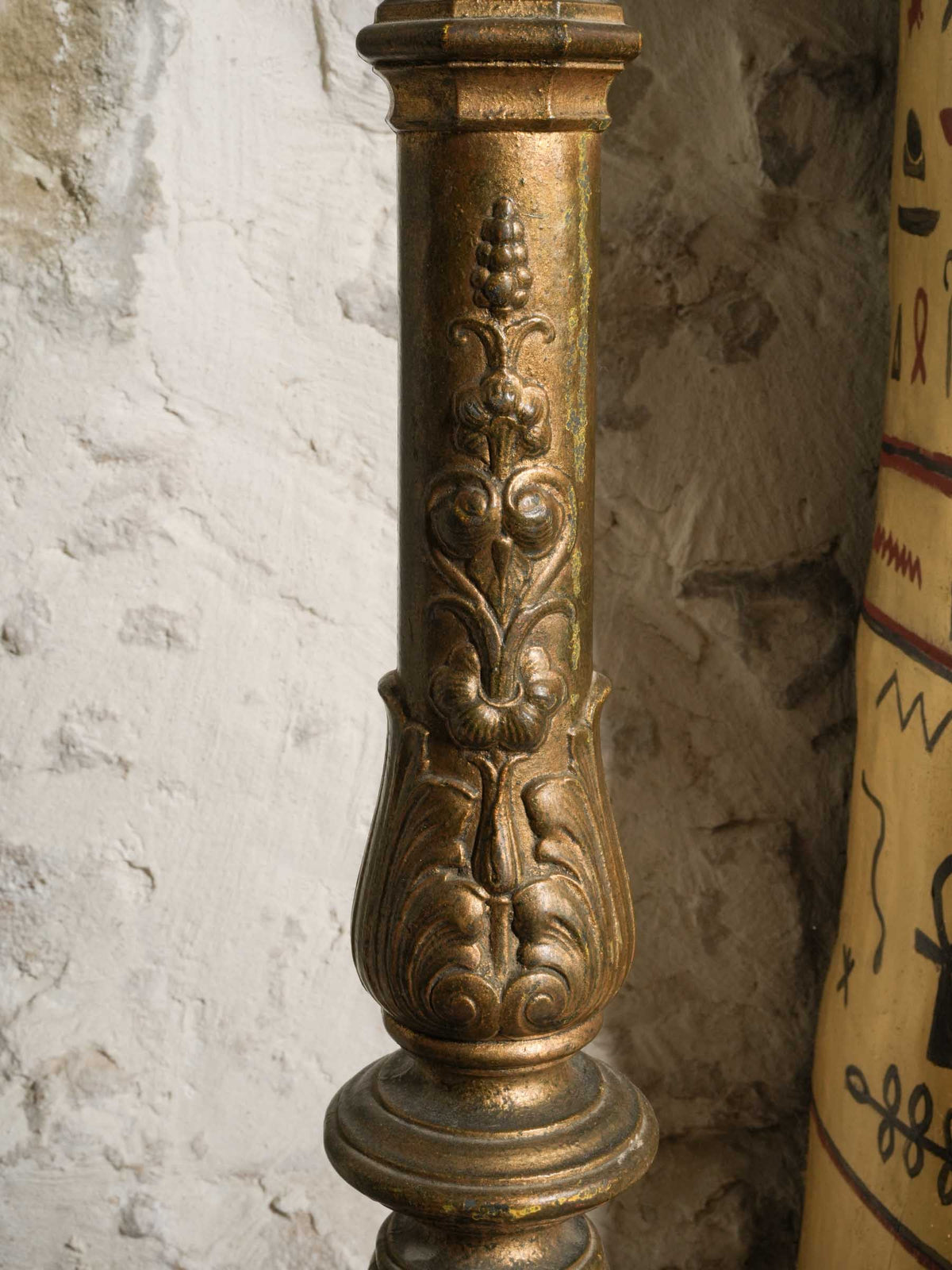 French Cast-Steel Street-Lamp Study Converted into a Floor Lamp, circa 1920 - 76¾"