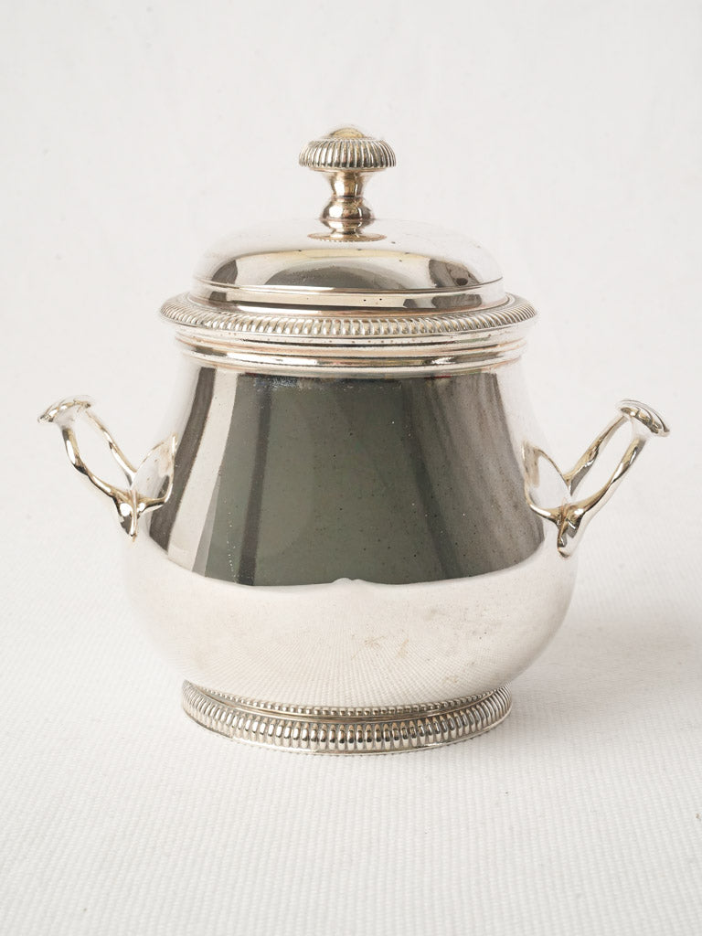 Vintage silver-plated sugar bowl  