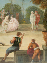 Jovial, lively French party scenes paintings
