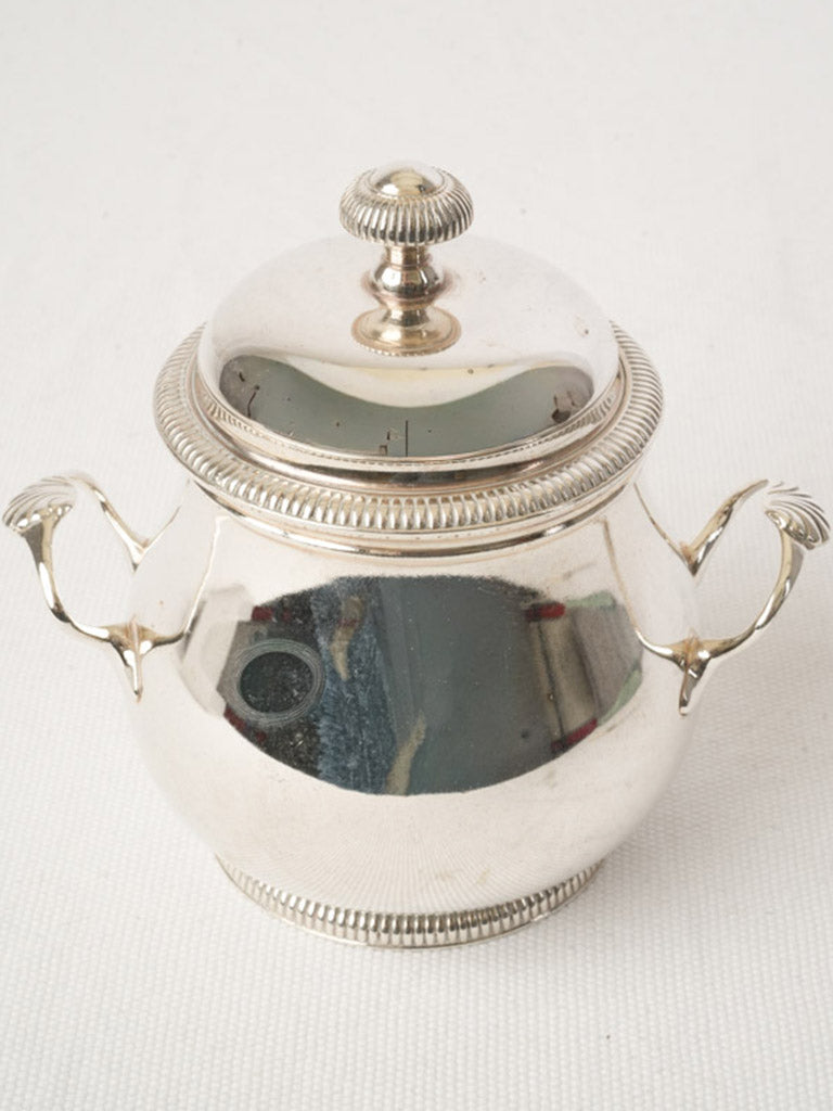 Classical French covered sugar bowl  