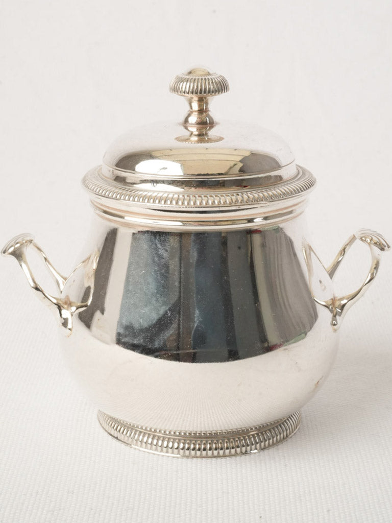 Refined French silver-plated bowl   