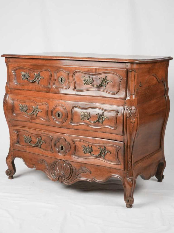 Antique walnut Louis XV commode