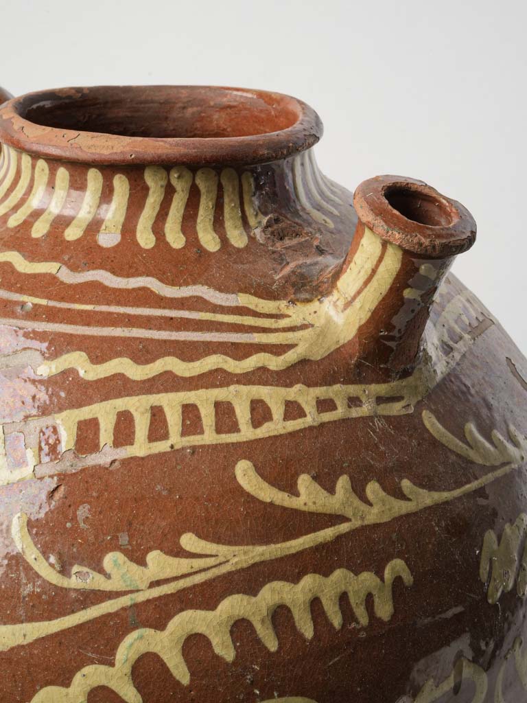 Vintage Burgundian pottery piece