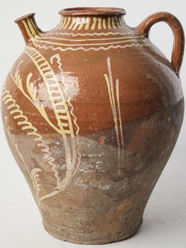 Rustic 19th-century pottery artifact