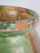 Beautiful glazed Anduze French antique pot