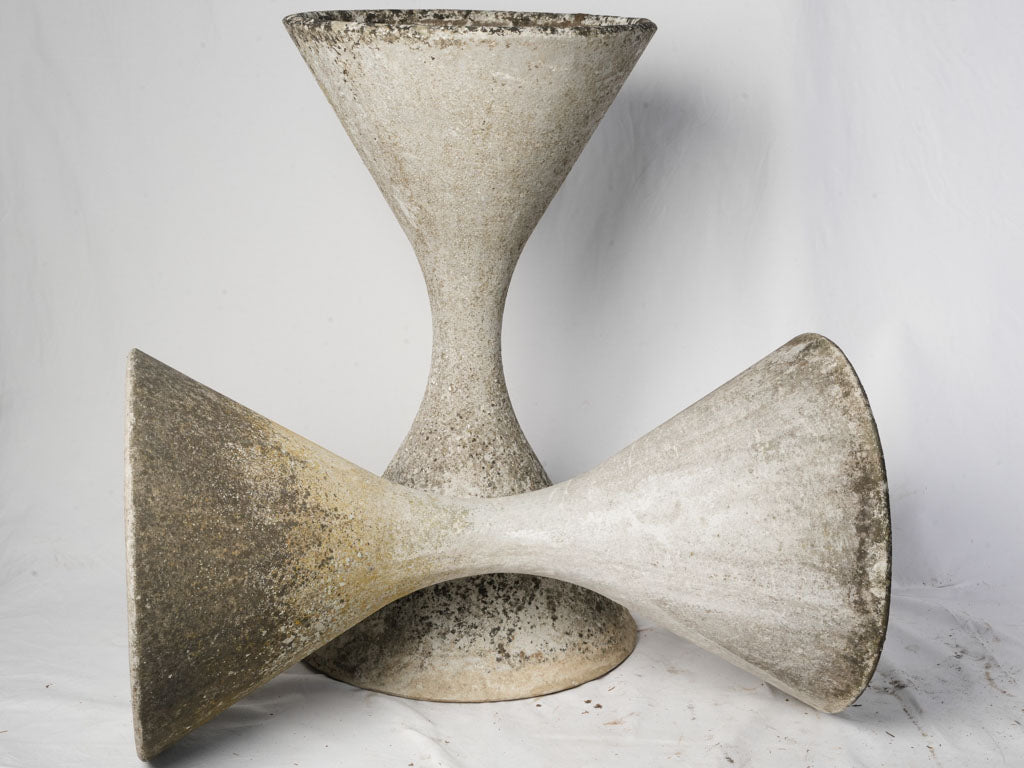Distinctive Willy Guhl-style jardinières