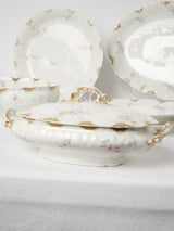 Antique French porcelain dining service