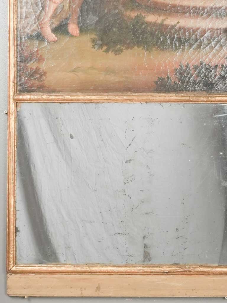 Tall elegant Trumeau hallway mirror