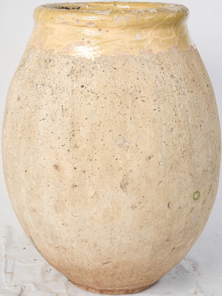 Weathered authentic French Biot jar