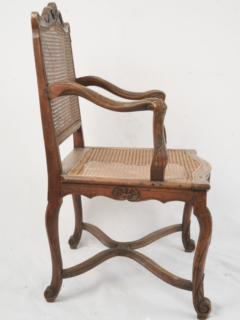Exquisite Antique Beechwood Armchair