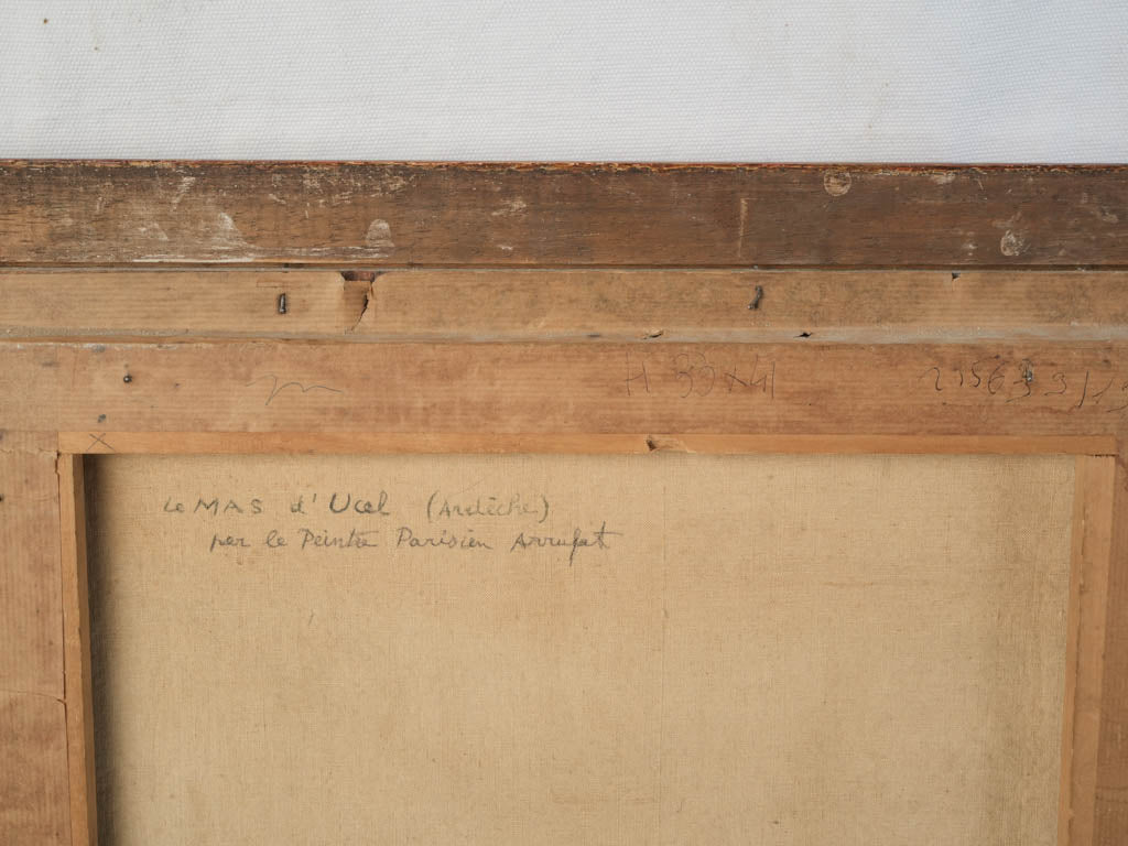 Age-worn Mediterranean landscape