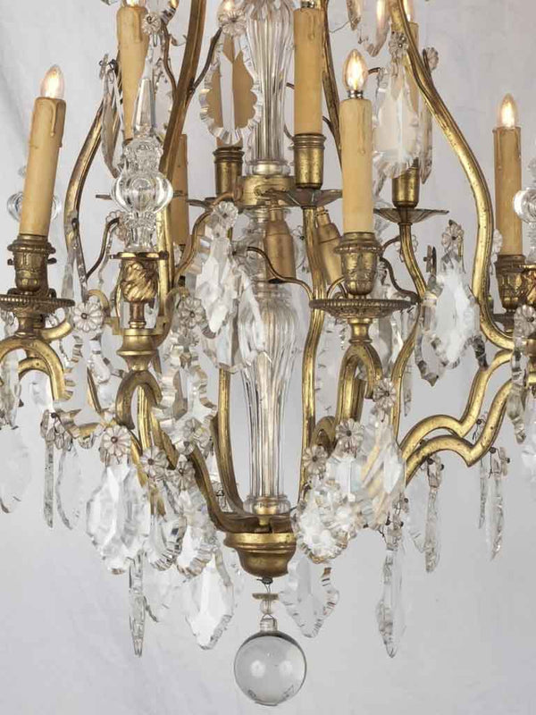 Vintage glass lighting fixture sophistication