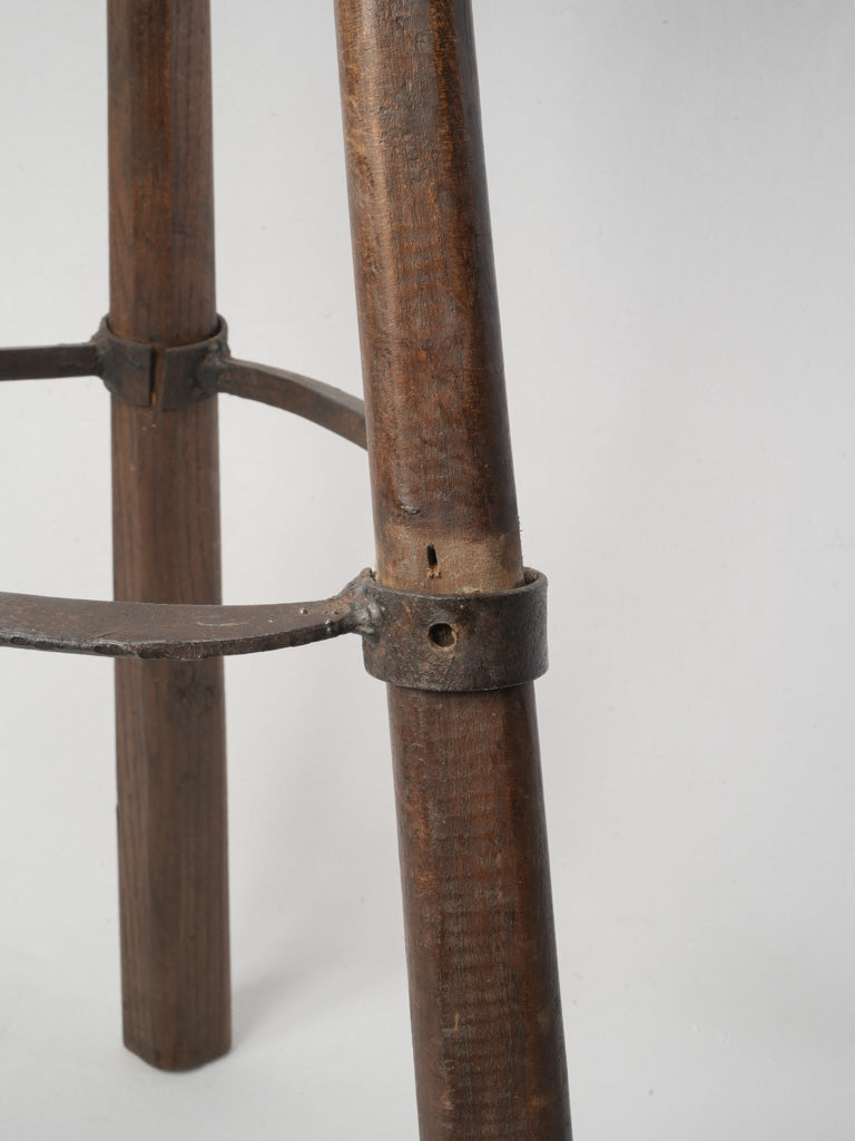 Earthy toned robust Spanish stools  